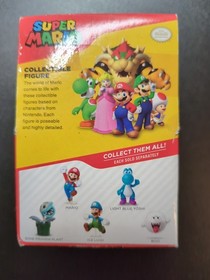  Figura Nintendo Super Mario Azul Claro Yoshi 2.5" JAKKS Pacific NES