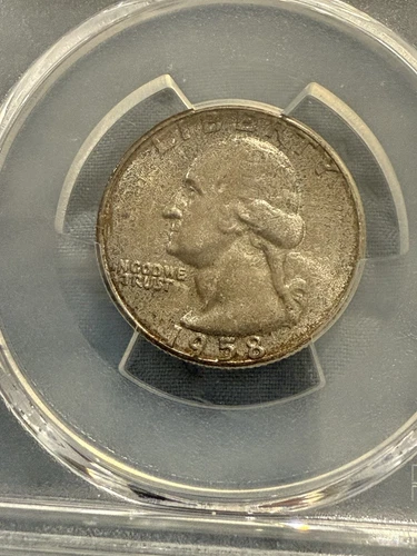1958 PCGS MS 66 Washington Silver Quarter, Gem MS 66 Silver 25-Cent Coin, Tone