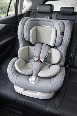 360° ISOFIX Kindersitz 0 36 kg drehbar Gruppe 0+1/2/3 Auto Baby Sitz G402 Grau