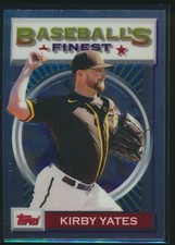 2020 Topps Baseball's Finest Flashbacks #183 Kirby Yates San Diego Padres
