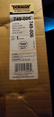 Window Regulator Dorman 749-006
