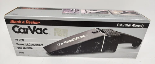 Brand New In Box Vintage Black & Decker Corded Dustbuster Car Vac Model 9510