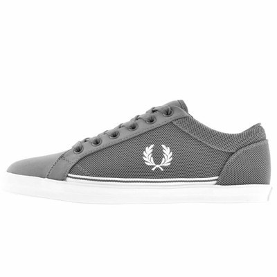 grey fred perry trainers