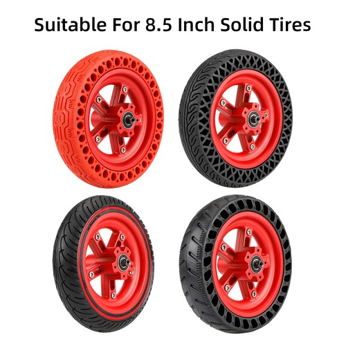 E-Scooter Rear Wheel Cover Hub Rim / Solid Tire for Xiaomi M365/1S/MI3/Pro/Pro 2 - Picture 11 of 29