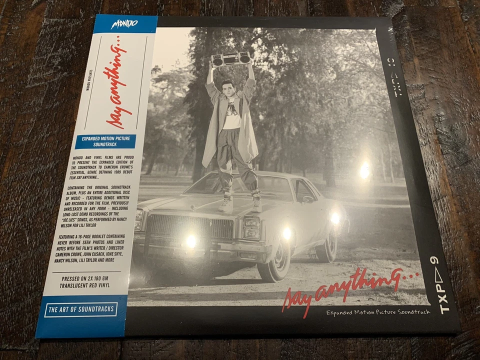 SAY ANYTHING Expanded Soundtrack 2x LP Red Vinyl w/ 16 Page Booklet MONDO SEALED - Image 2 of 4