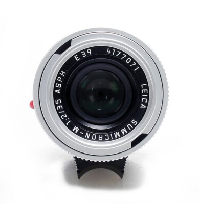 FedEx]Leica SUMMICRON-M 35mm f/2 ASPH. E39 Lens (Silver