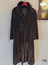Black Nafa Mink coat, Preowned, size 44. In g...