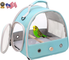 Small Bird Travel Cage Carrier Portable Small Bird Parrot Parakeet Carrier NEW
