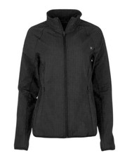 Hurley Women's Mock Neck Trail Jacket Size Xl Full Zip Lightweight, Black | $100