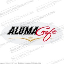 Fits Alumacraft Boat Logo Decals - Vintage