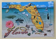 Postcard FL. Florida - The Sunshine State. St...