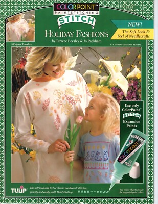 Colorpoint Book Colorpoint Paint Stitching Book Holiday Fashions Fabric Painting ...