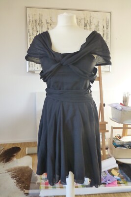 Pierre Balmain Luxus Kleid Gr.S 36 schwarz wNeu!