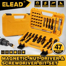 47-Piece Magnetic Nut Driver & Screwdriver Bit Set - Strong Magnetic Nut Drivers