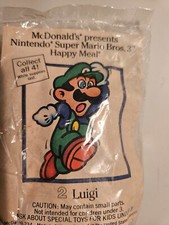Luigi Super Mario Bros 3 McDonalds Happy Meal Toy 1989 NIP