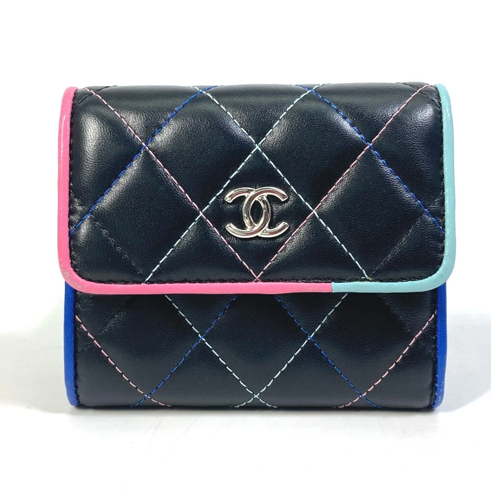 Chanel small trifold wallet sale