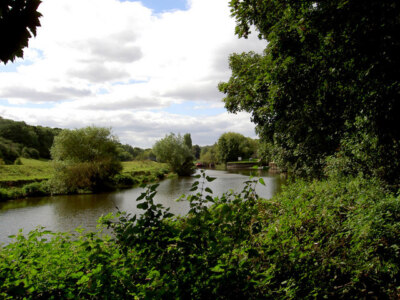 Foto 6x4 Ein ruhiger Fluss Don. Balby Die Schleusentore sind zu sehen im B c2007
