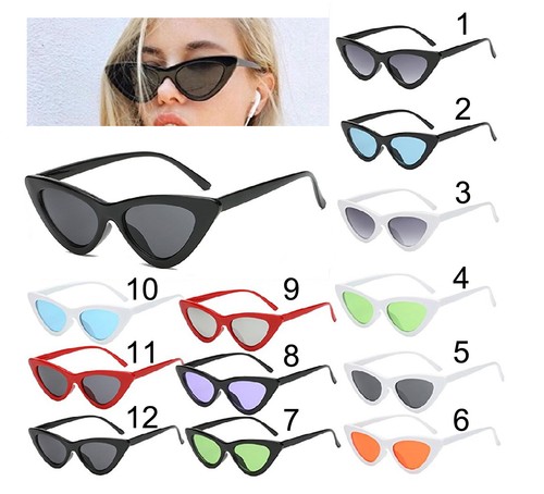OCCHIALI DA SOLE DONNA HOT VINTAGE CAT EYE SUNGLASSES NOVITA' 2019 | eBay