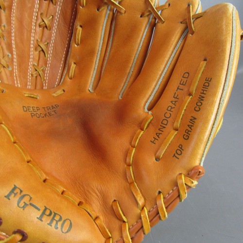 Guanto da baseball modello professionale Maxpro 12" Mitt modello FG-PRO pelle bovina grana superiore - Foto 8 di 8