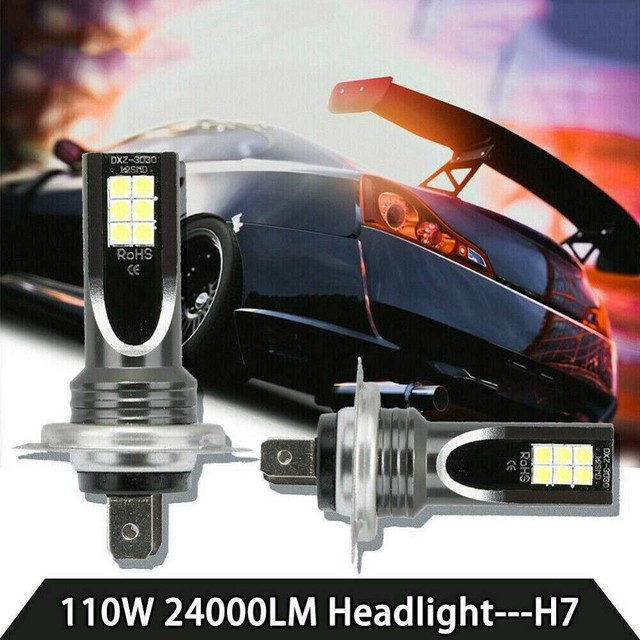 RENAULT MEGANE 20032007 SET 2 x H7 CREE LED HEADLIGHT CONVERSION BULBS