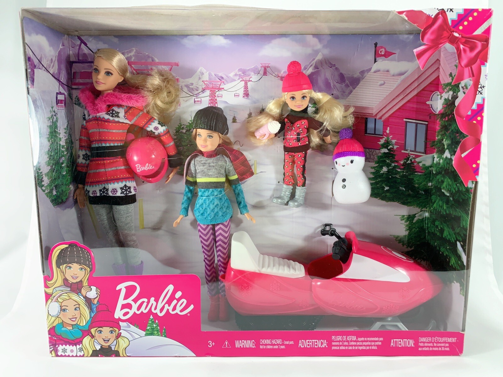 barbie sisters snow fun gift set