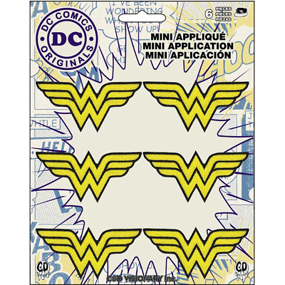 Dc Comics Wonder Woman Logo Superheld Aufbügeln Bestickt Patch Set
