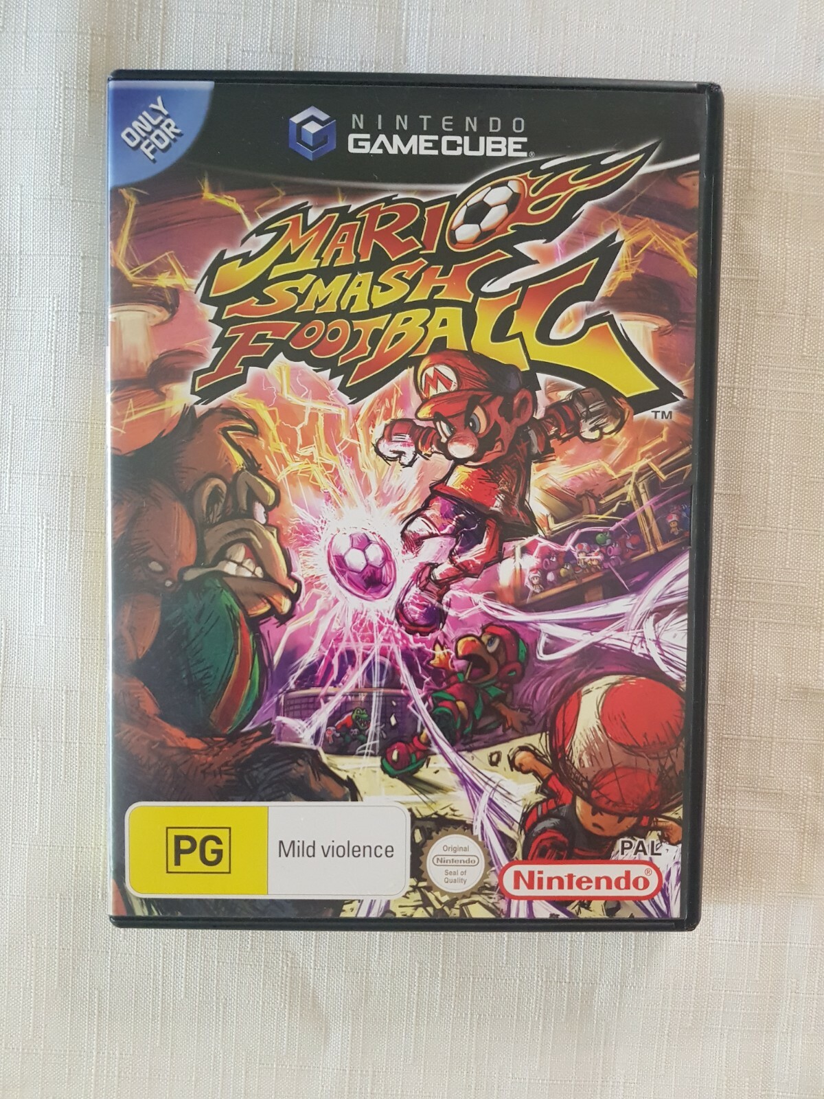 Super Mario Strikers Peach Vs Mario Gamecube Gameplay 720p60fps Youtube