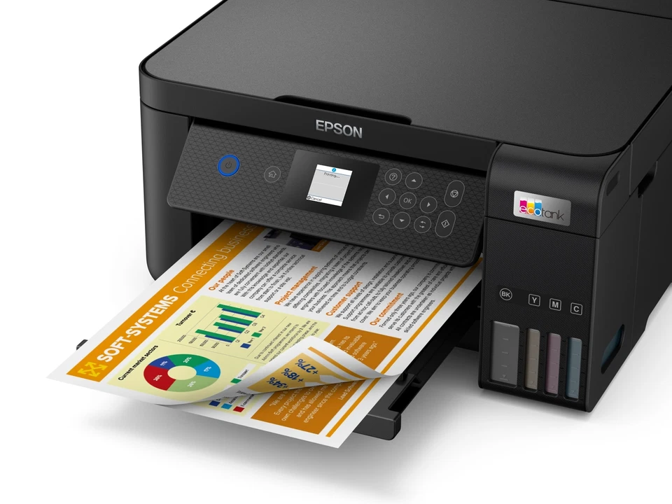 EPSON EcoTank ET-2850 Multifunktionsdrucker Scanner Kopierer WLAN 30€ Cashback - Bild 3 von 4