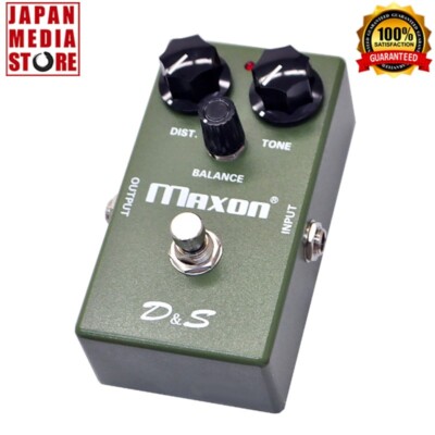 Maxon D&S Verzerrung & Sustainer Effekpedal für Gitarre brandneu