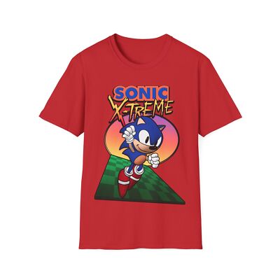 Sonic X-Treme V.2, Sega Saturn, Unisex Softstyle T-Shirt | eBay