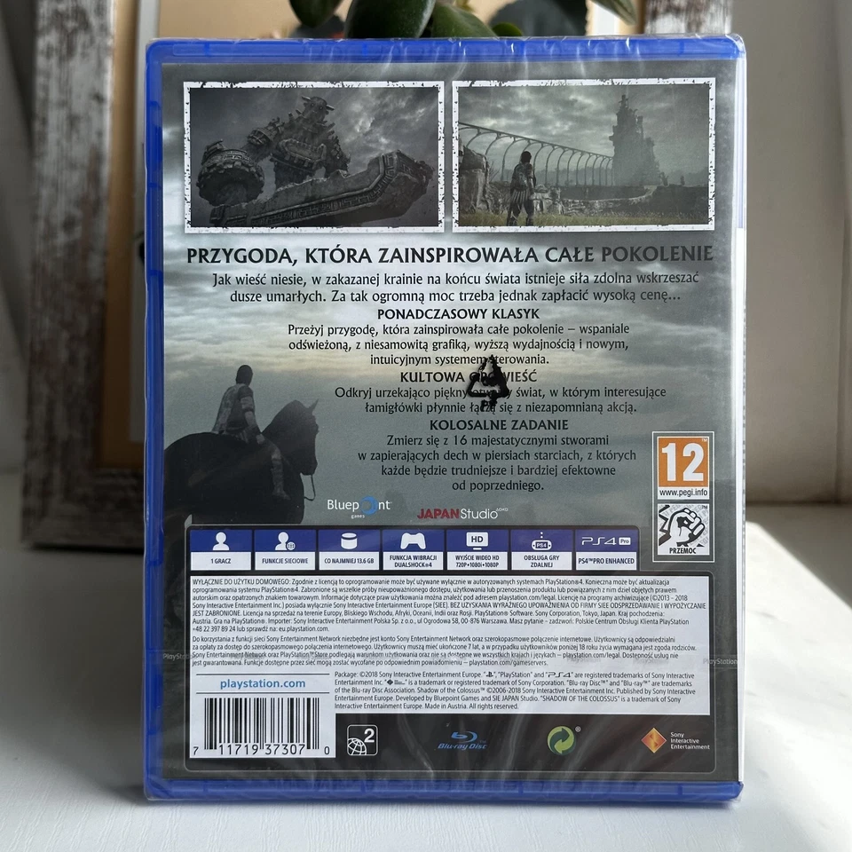 Shadow of the Colossus PS4 PlayStation 4 | CIB Brand new and Sealed PAL Polish - Image 2 of 4