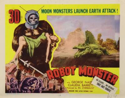 Robot Monster Lobby Card 1953 OLD MOVIE PHOTO
