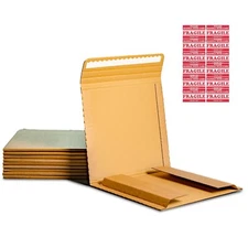 Vinyl Record Shipping Boxes (10pk)  LP Mailer  Holds 1 - 8 12 inch Records