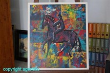 Ernst Peter Rade * Acryl auf Leinwand * 54 x 61cm * Frühwerk aus 60er Jahren