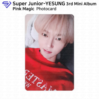 Super Junior Yesung 3rd Mini Album Pink Magic Official Photocard