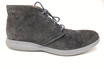 Cole Haan Grand.OS Tour Mens Size 9 M Gray Suede Chukka Ankle Boots C26184