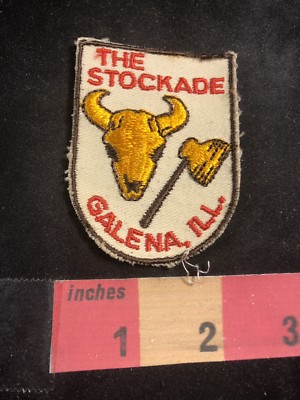 Vintage Galina Stockade Illinois Patch 80N8