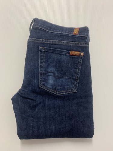Jeans 7 For All Mankind Femme Modèle ROCKER Taille 29 - Occasion En Très Bon état, Coupe Décontractée