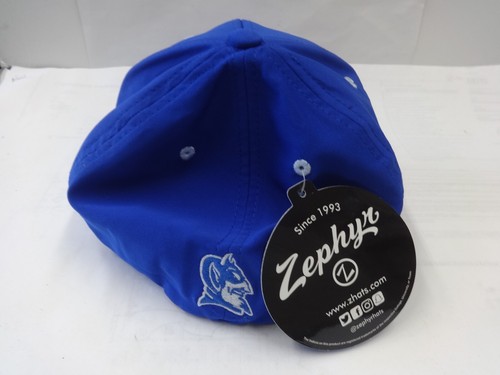 NWT NCAA Duke Blue Devils Stretch Men Medium Lid Ballcap Zephyr Hat - Picture 4 of 13