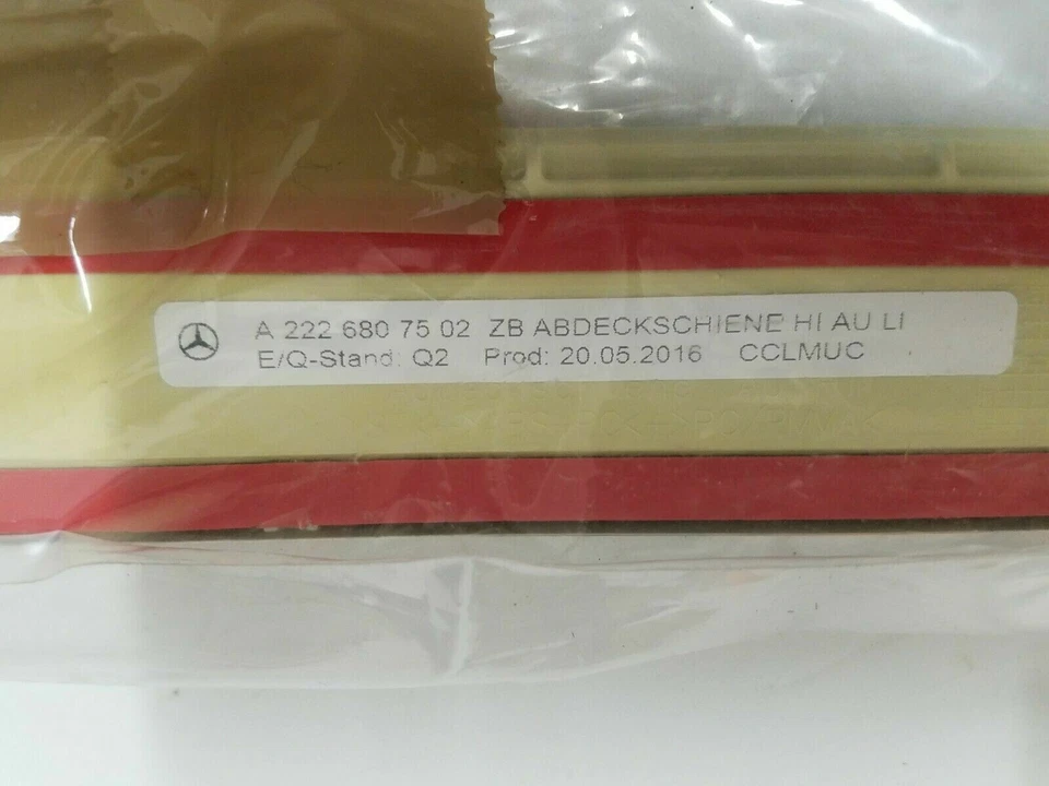 Mercedes Maybach Leisten A 222 680 75 02 - UR - Bild 3 von 3