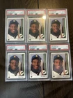 KEN GRIFFEY JR - 1989 UPPER DECK BASEBALL #1 ROOKIE CARD6 cards PSA 8/7/6/5/4/3!