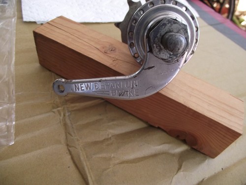 Vintage bicycle New Departure Model D Rear Hub 36h 10t Coaster Brake Skip Tooth - Picture 5 of 10