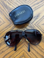 Ferrari Aviator Vintage Folding Sunglasses with Case