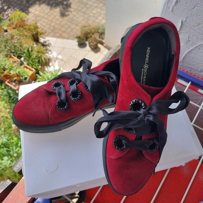 Kennel und Schemel Damen Sneaker Rot Größe 41 Wie Neu 1x getragen