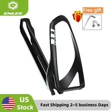 ENLEE Mountain Bicycle Water Bottle Holder Drink Cup Cages Black for Road Bike