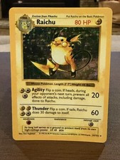 Raichu [1st Edition] #14 Prices | Pokemon Base Set | Pokemon Cards