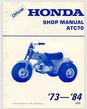 1973-1984 Honda ATC70 ATC 70  ATV  COMB BOUND service shop manual 83 82 81
