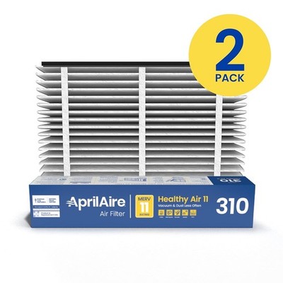 AprilAire 310 MERV 11 Air Filter 20x20x4 Whole House Purifier 2-Pack