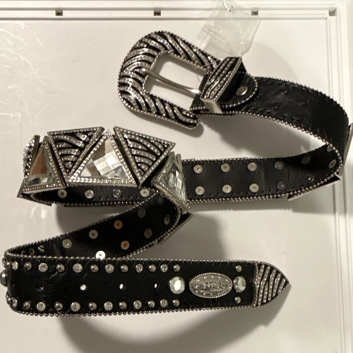 Black Rhinestone Belts for Women for sale | eBay