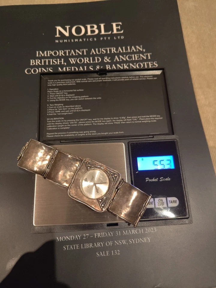 Reloj para mujer Silpada Designs de plata de ley - 55 gramos de ley sin probar Foto 3 de 4